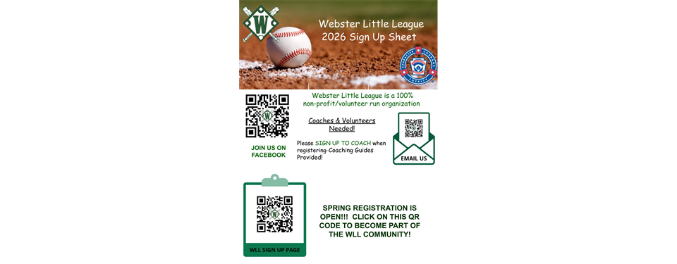 2026 Spring Registration is Open